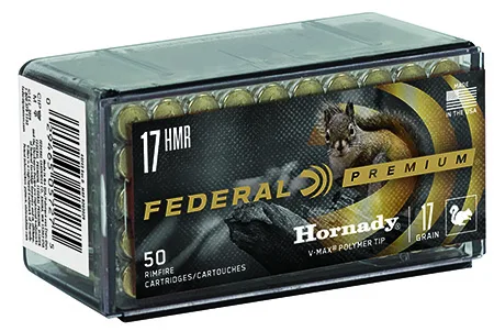 Federal .17 HMR 17gr Brass – 50rd