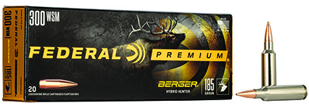 Federal .300 WSM 185gr Brass – 20rd