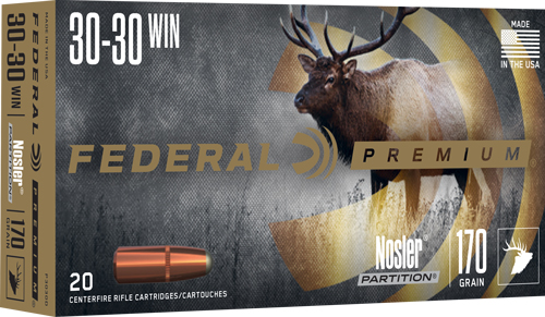 Federal .30-30 Winchester 170gr PARTITION Nickel-Plated Brass – 20rd