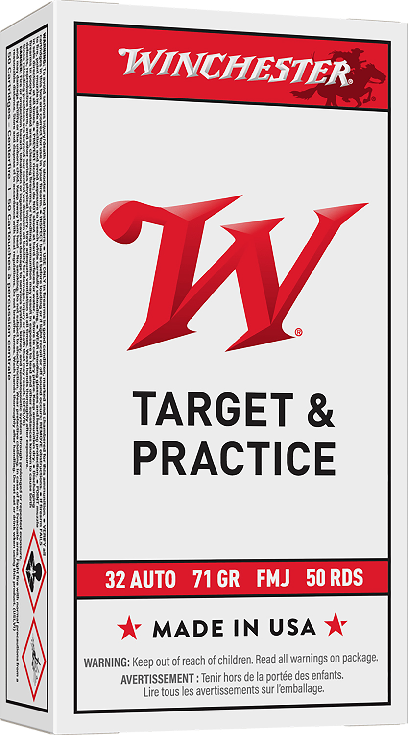 Winchester .32 ACP 71gr Brass – 50rd