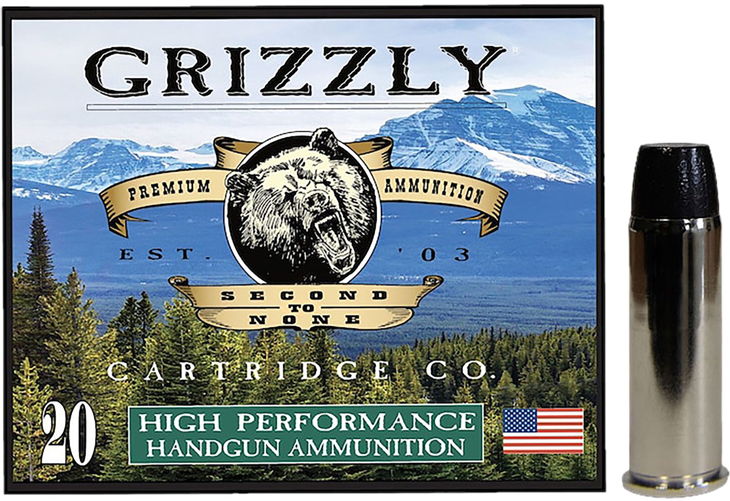 Grizzly-Ammo .44 Magnum 300gr – 20rd