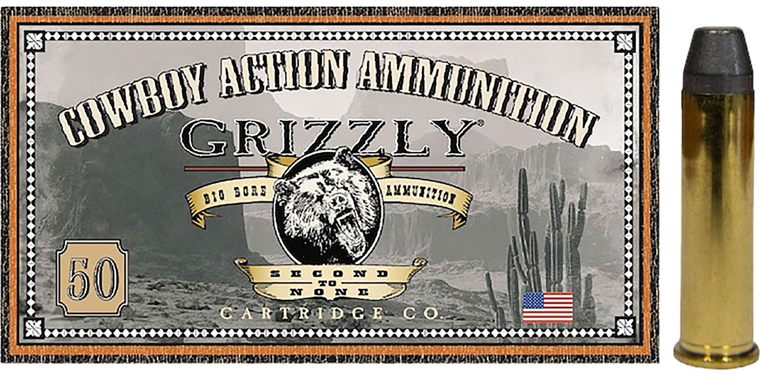 Grizzly-Ammo .357 Magnum 158gr ROUND NOSE FLAT POINT – 50rd